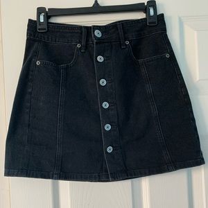 american eagle denim skirt